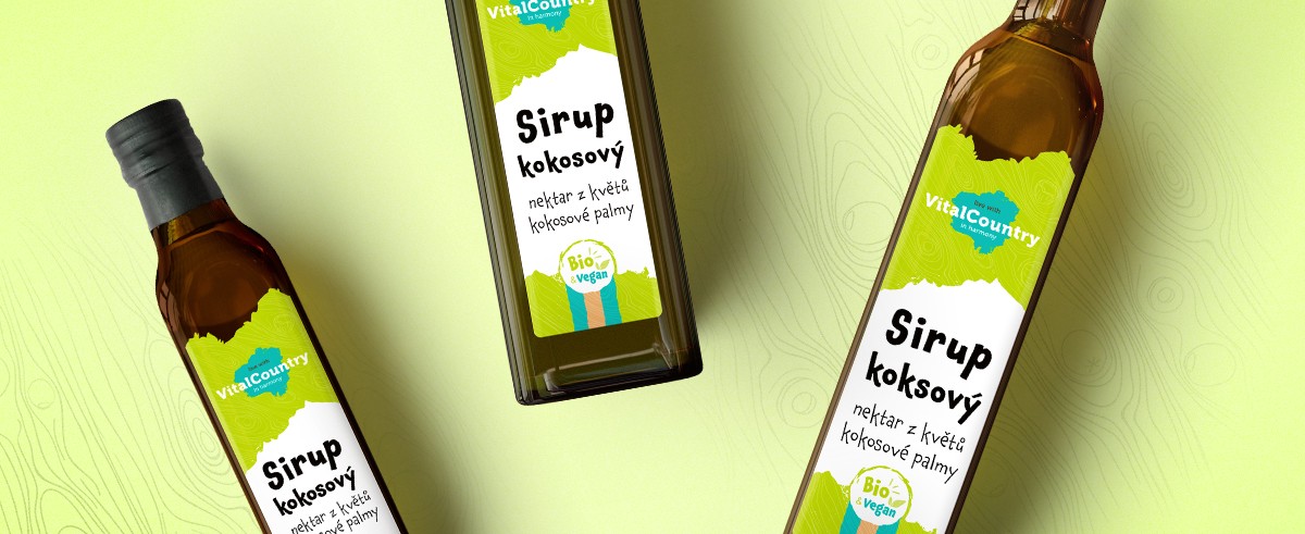 Kokosový sirup BIO Vital Country